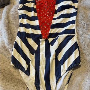 Onda De Mar strapless one piece